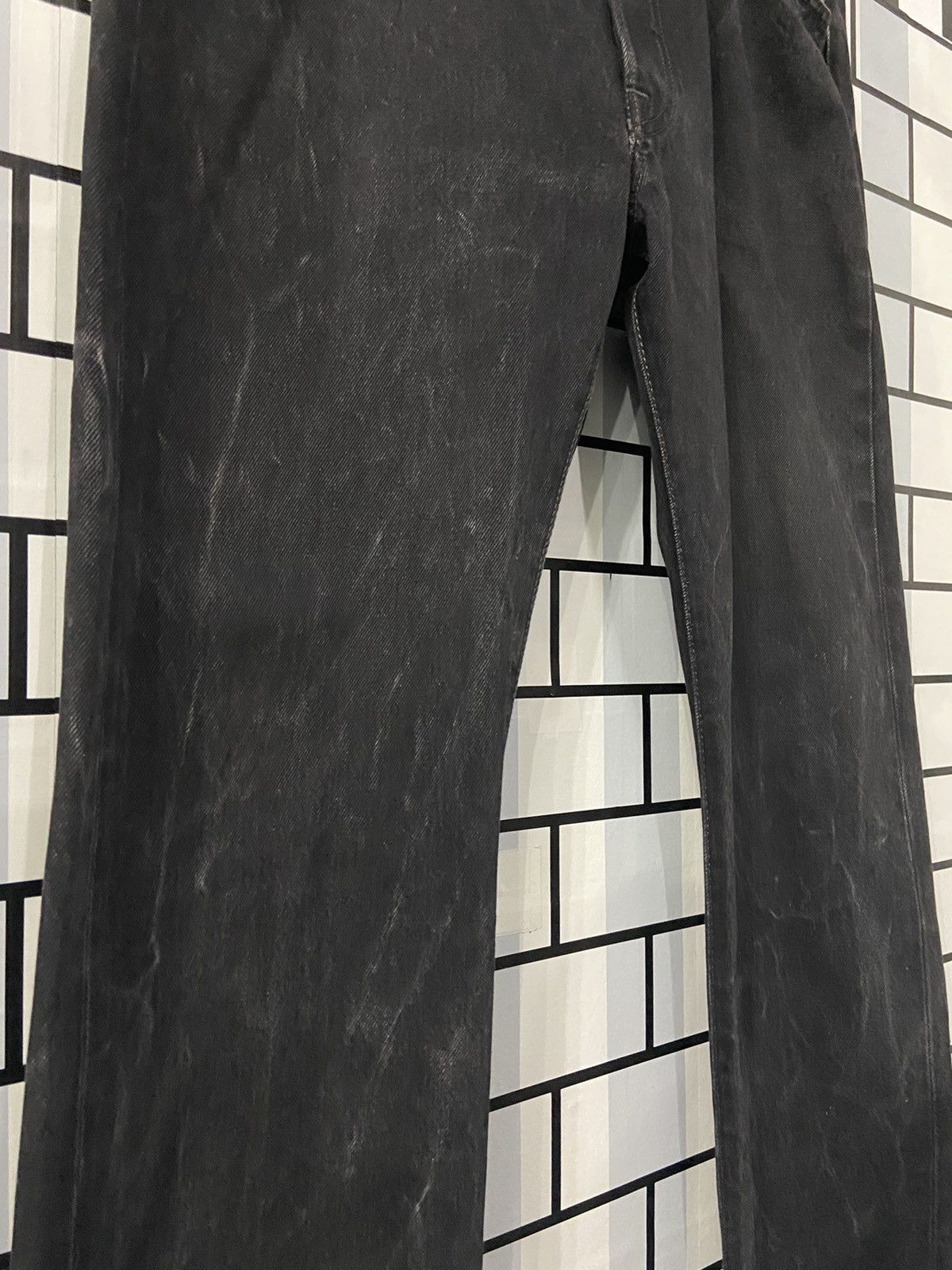 Levi's × Vintage Vintage Levi’s 501 Faded Black Jeans Denim 38X30 Size US 38 / EU 54 - 8 Thumbnail