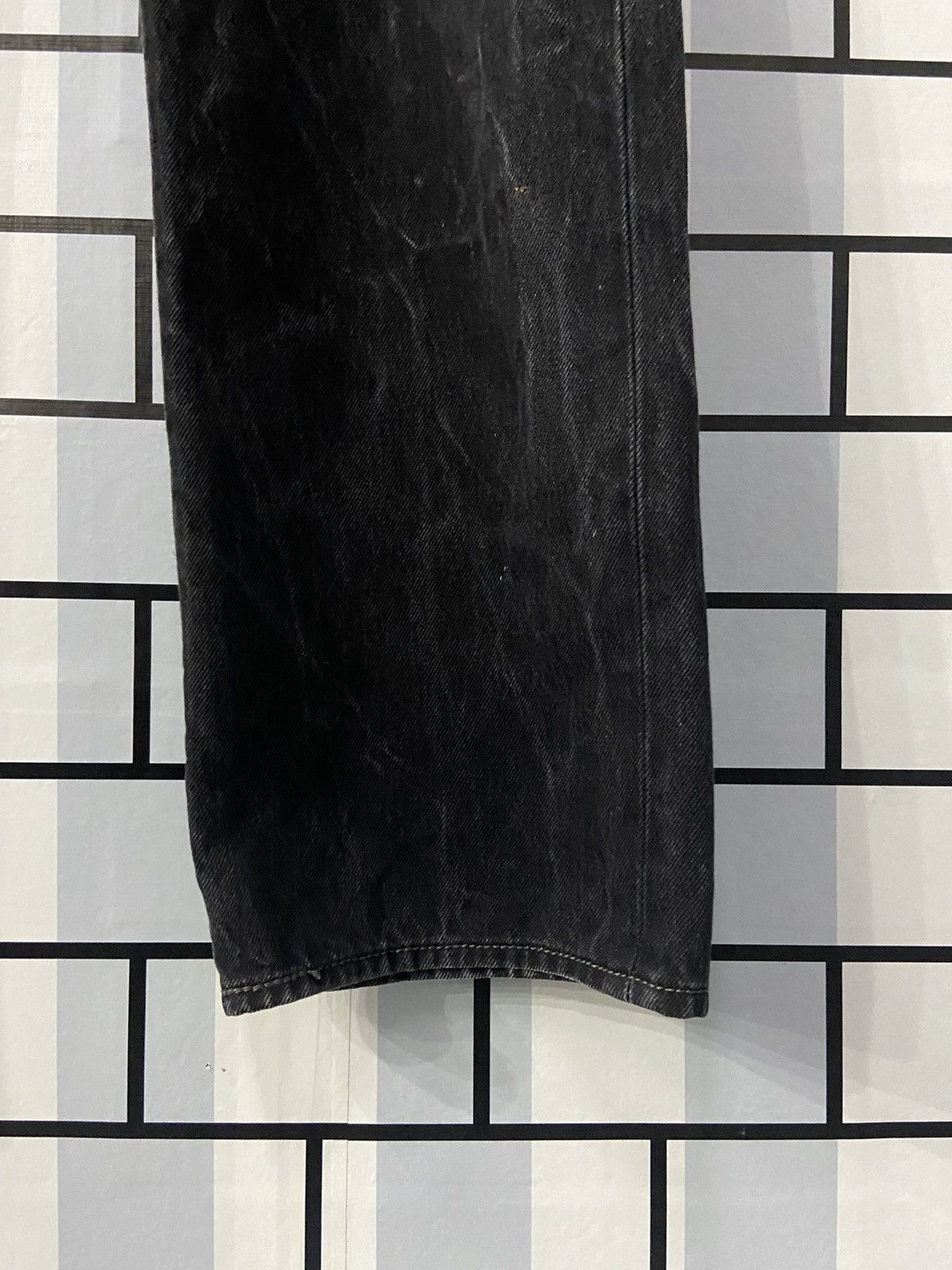 Levi's × Vintage Vintage Levi’s 501 Faded Black Jeans Denim 38X30 Size US 38 / EU 54 - 7 Thumbnail
