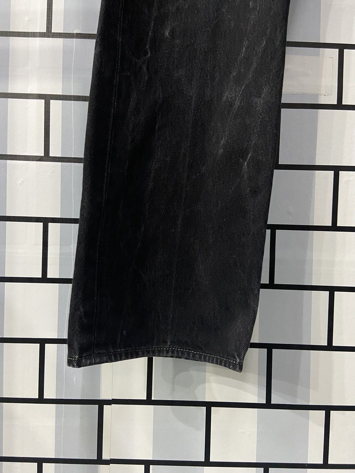 Levi's × Vintage Vintage Levi’s 501 Faded Black Jeans Denim 38X30 Size US 38 / EU 54 - 6 Thumbnail