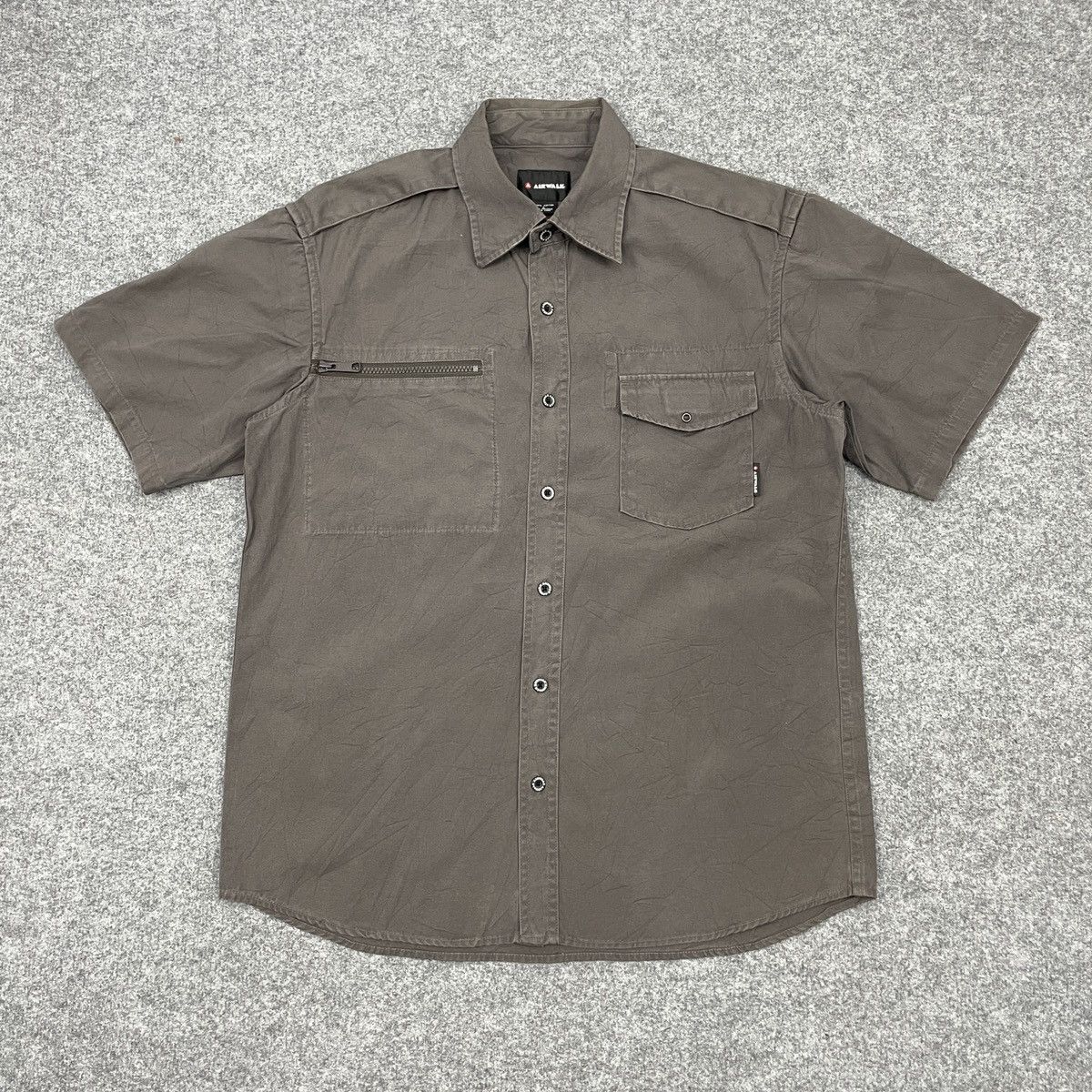 Airwalk × Japanese Brand × Vintage Vintage Airwalk Button Up Shirt Size US M / EU 48-50 / 2 - 1 Thumbnail