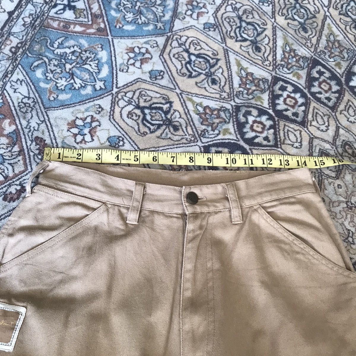 Japanese Brand Karl Helmut Carpenter Pants Patchwork Embroidery Size US 28 / EU 44 - 19 Thumbnail