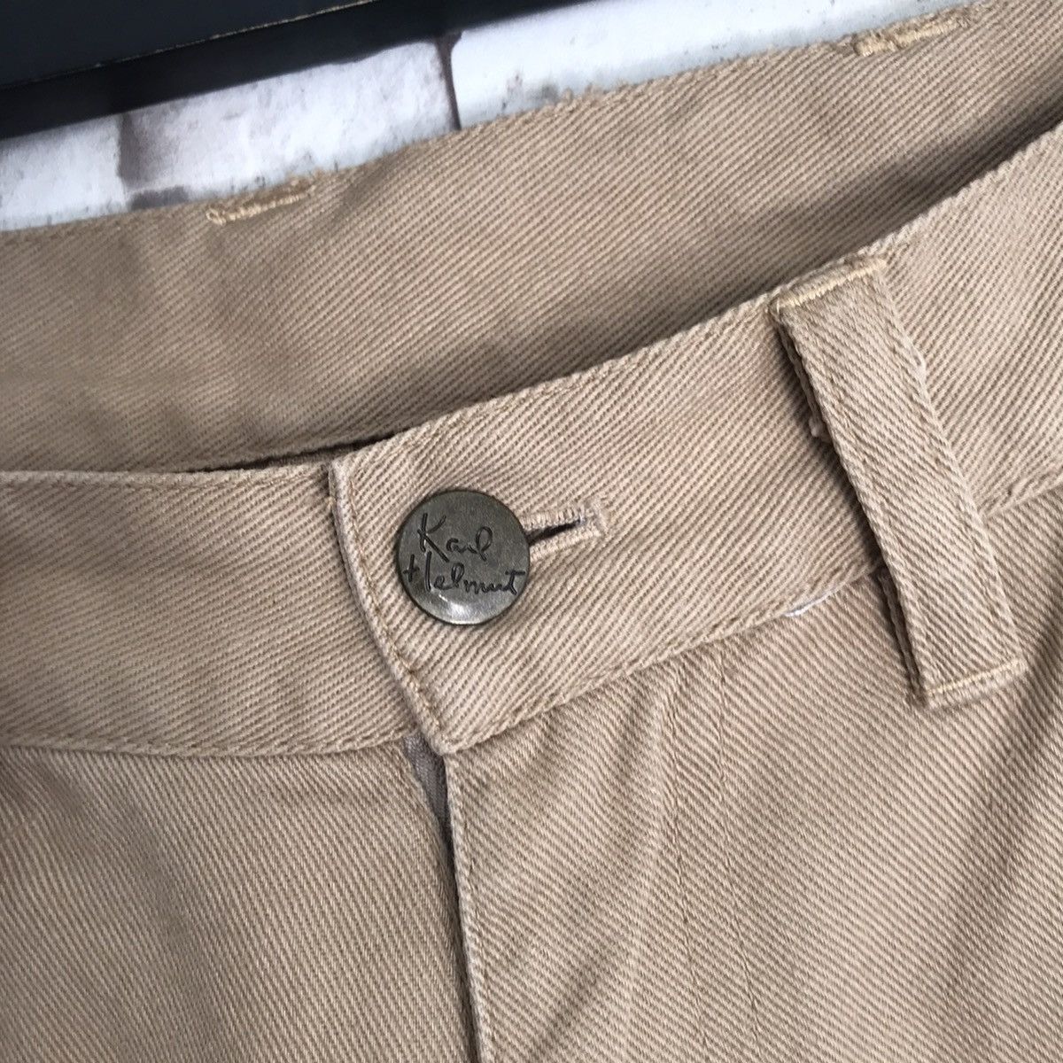 Japanese Brand Karl Helmut Carpenter Pants Patchwork Embroidery Size US 28 / EU 44 - 16 Thumbnail