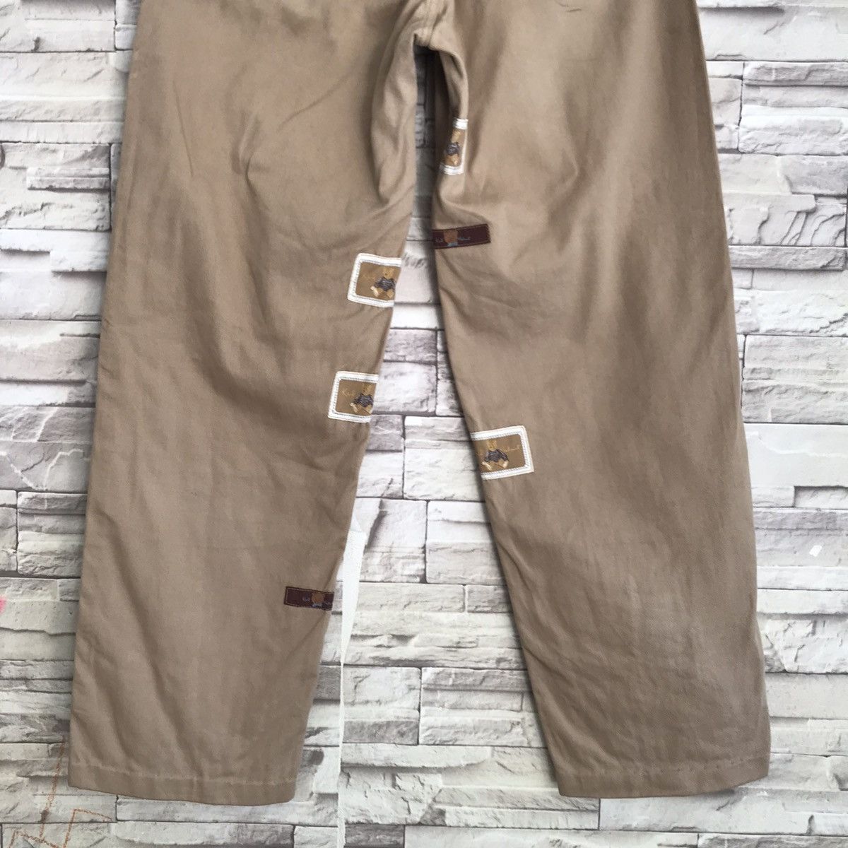 Japanese Brand Karl Helmut Carpenter Pants Patchwork Embroidery Size US 28 / EU 44 - 15 Thumbnail