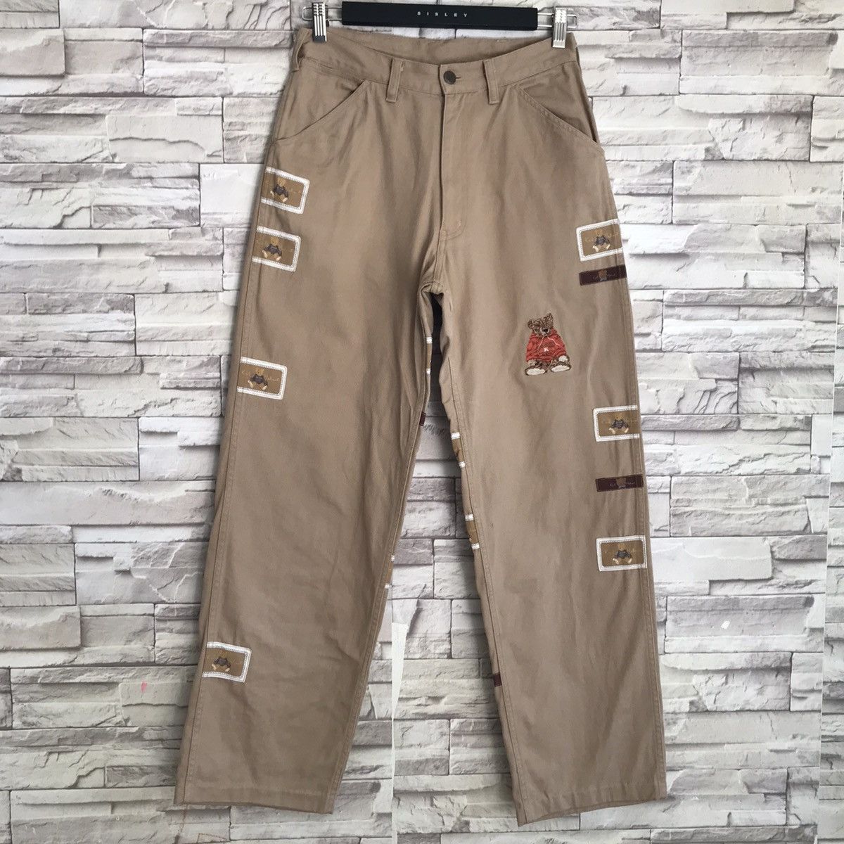 Japanese Brand Karl Helmut Carpenter Pants Patchwork Embroidery Size US 28 / EU 44 - 3 Thumbnail