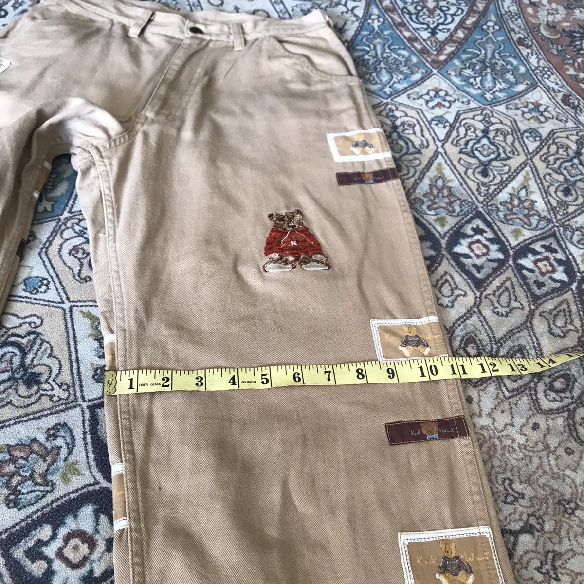Japanese Brand Karl Helmut Carpenter Pants Patchwork Embroidery Size US 28 / EU 44 - 23 Thumbnail