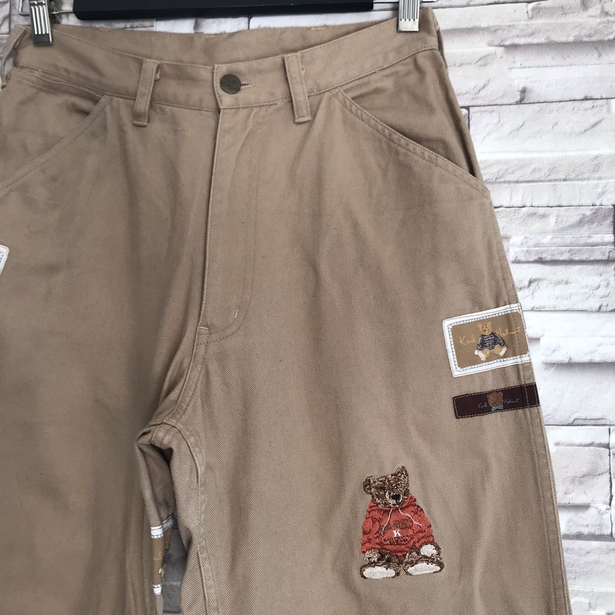 Japanese Brand Karl Helmut Carpenter Pants Patchwork Embroidery Size US 28 / EU 44 - 6 Thumbnail