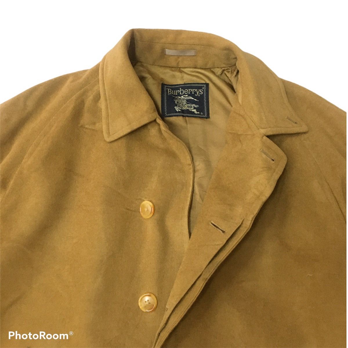 Burberry Vintage 80's Burberry Wool Cashmere Tailored Coat Size US L / EU 52-54 / 3 - 5 Thumbnail