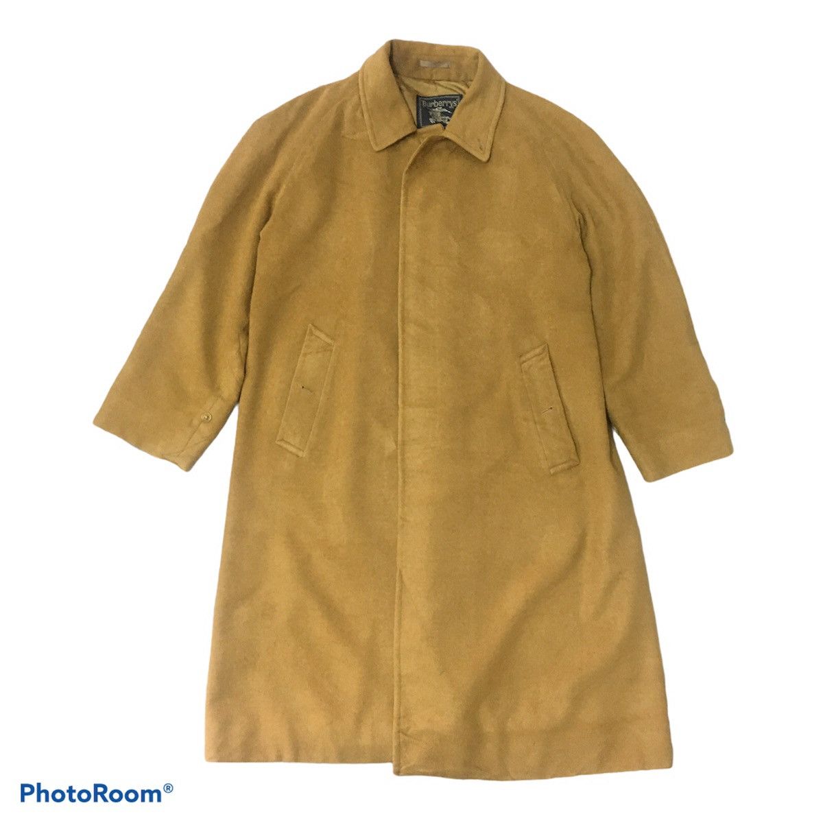 Burberry Vintage 80's Burberry Wool Cashmere Tailored Coat Size US L / EU 52-54 / 3 - 2 Thumbnail