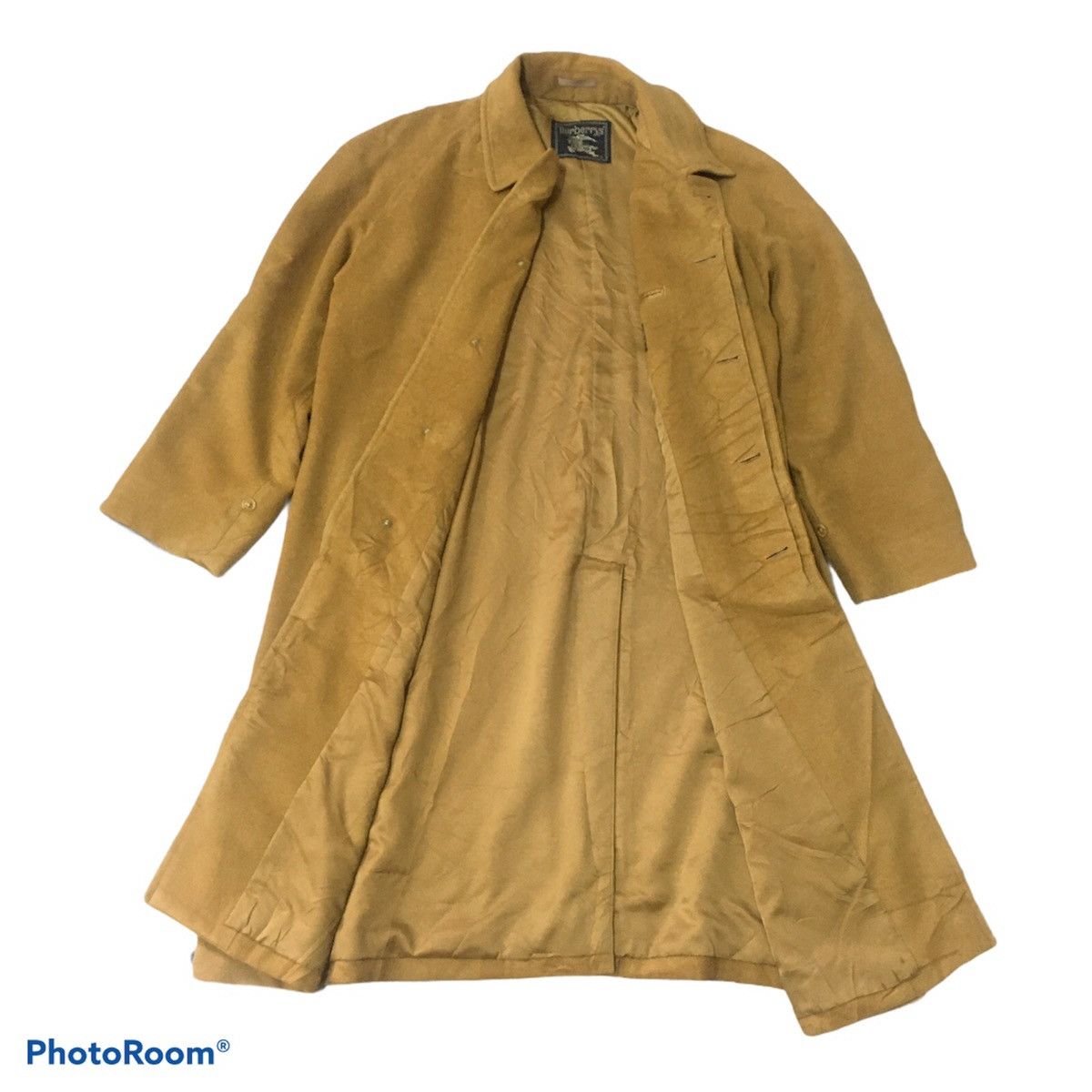 Burberry Vintage 80's Burberry Wool Cashmere Tailored Coat Size US L / EU 52-54 / 3 - 6 Thumbnail