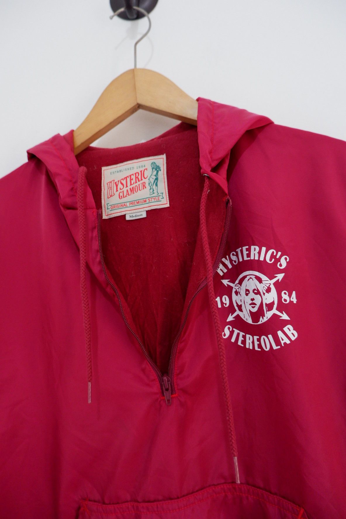 Hysteric Glamour 200s Hysteric Glamour "Stereolab" Nylon Hoodie Jacket * Rare Size US M / EU 48-50 / 2 - 6 Thumbnail