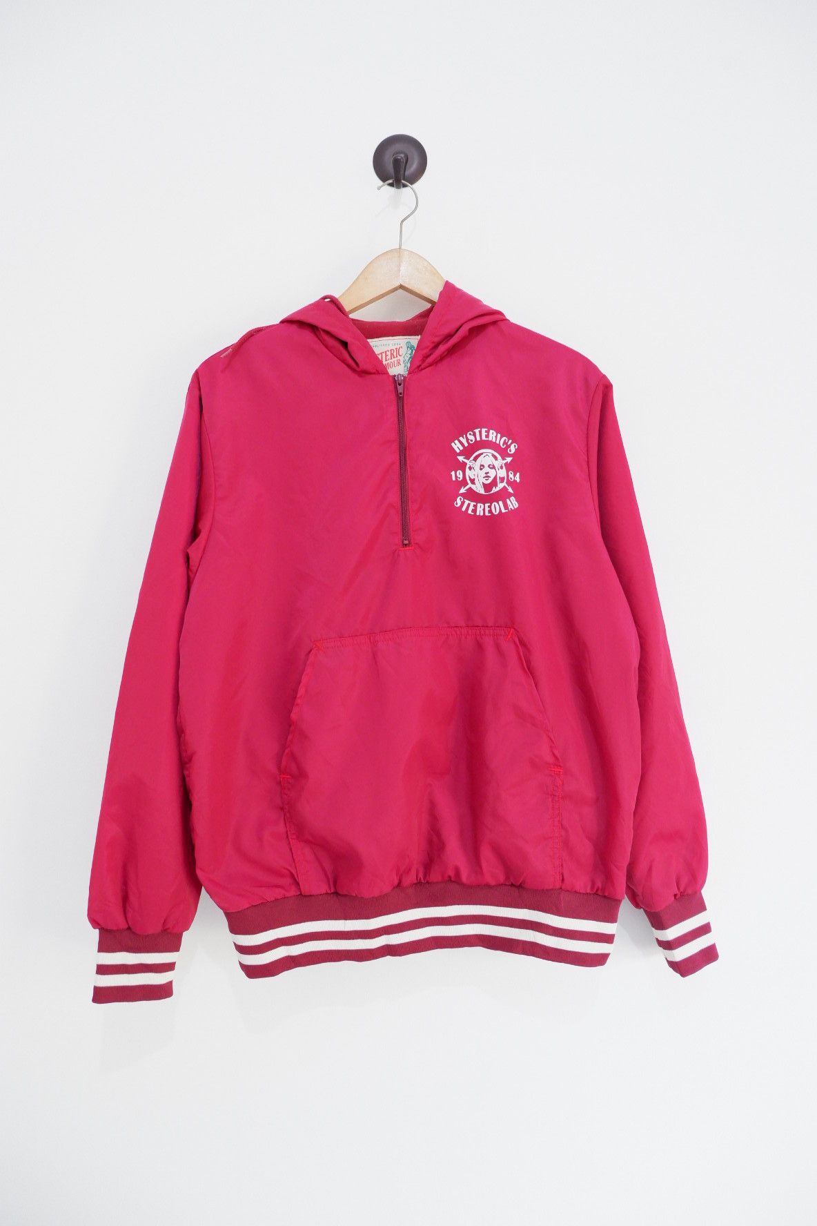 Hysteric Glamour 200s Hysteric Glamour "Stereolab" Nylon Hoodie Jacket * Rare Size US M / EU 48-50 / 2 - 2 Thumbnail