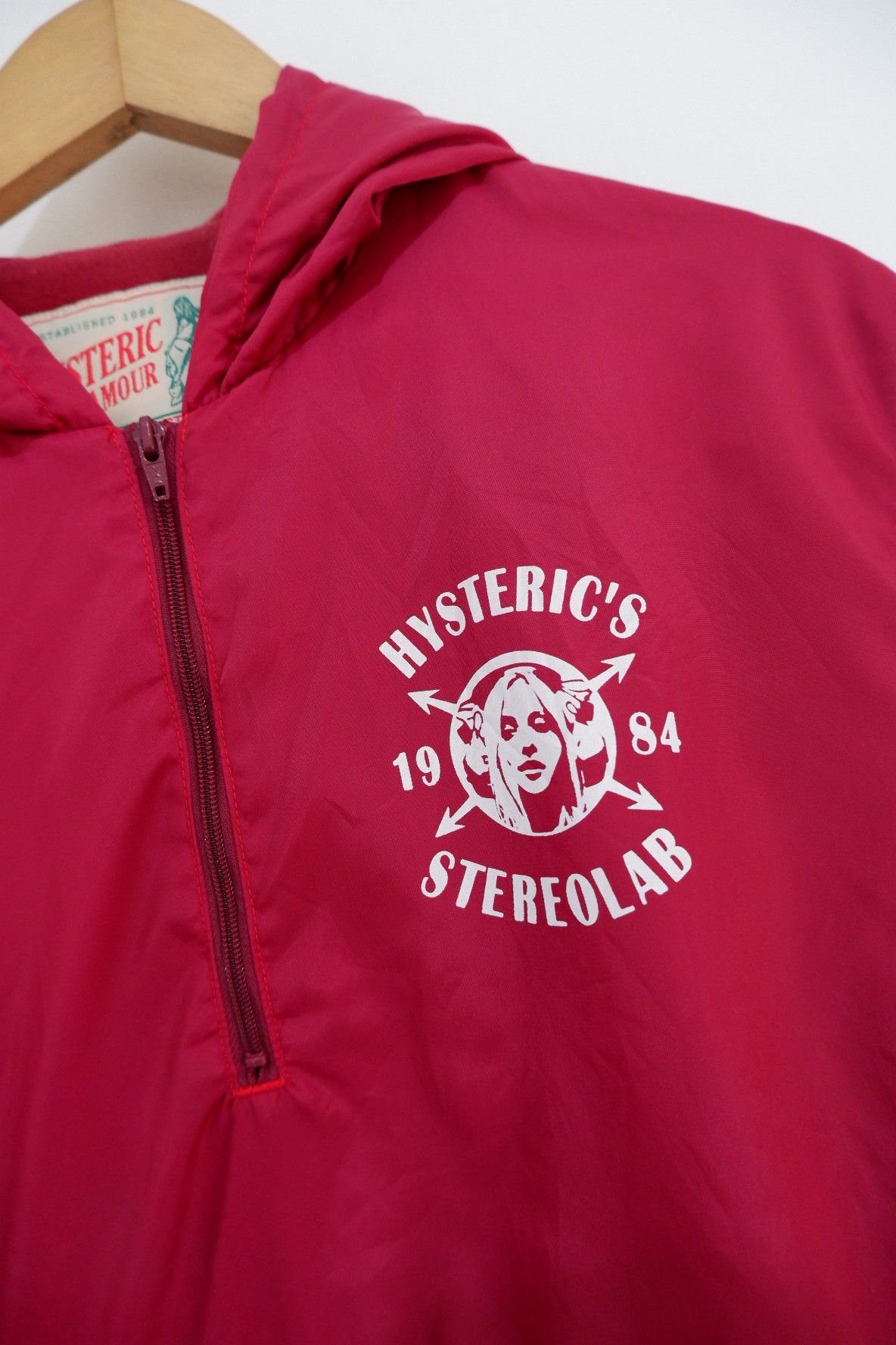 Hysteric Glamour 200s Hysteric Glamour "Stereolab" Nylon Hoodie Jacket * Rare Size US M / EU 48-50 / 2 - 4 Thumbnail