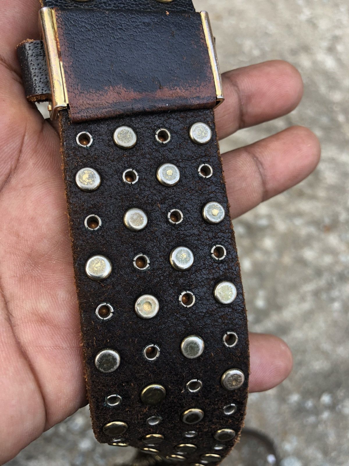 Hysteric Glamour Very Rare Unbrand Belt with full stud punk style Size ONE SIZE - 6 Thumbnail