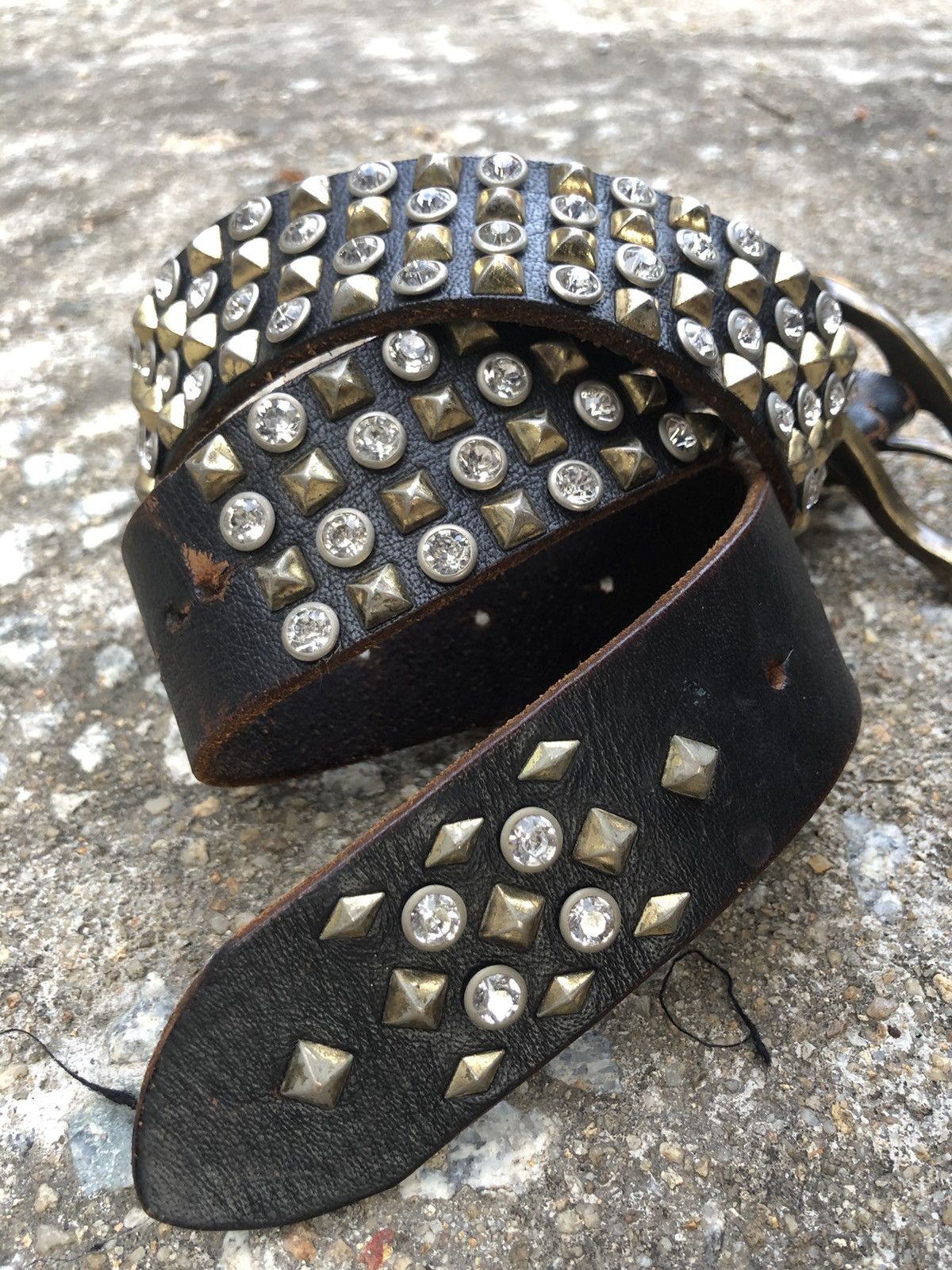 Hysteric Glamour Very Rare Unbrand Belt with full stud punk style Size ONE SIZE - 3 Thumbnail