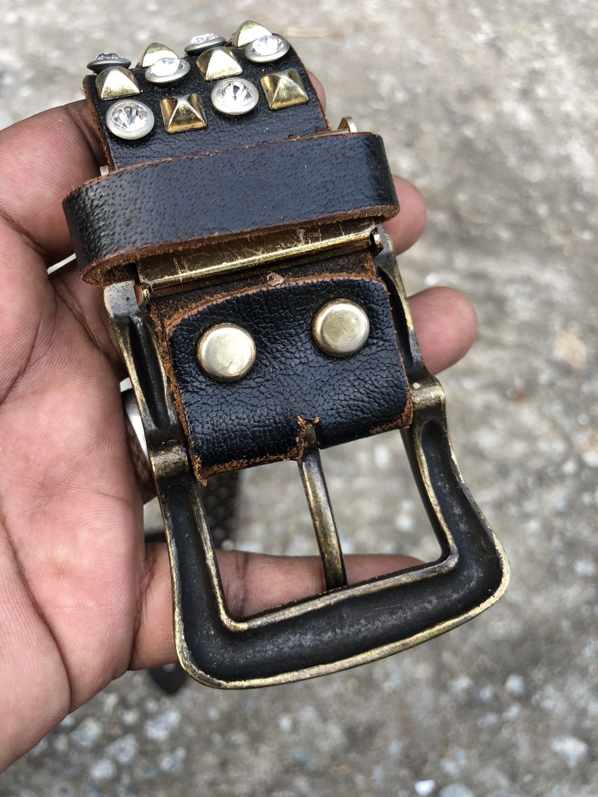 Hysteric Glamour Very Rare Unbrand Belt with full stud punk style Size ONE SIZE - 7 Thumbnail