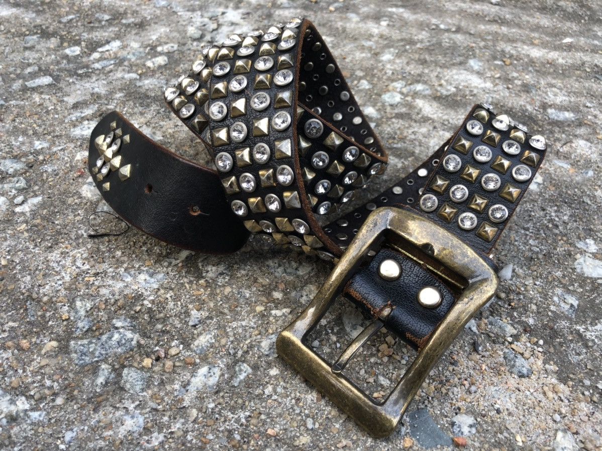 Hysteric Glamour Very Rare Unbrand Belt with full stud punk style Size ONE SIZE - 5 Thumbnail