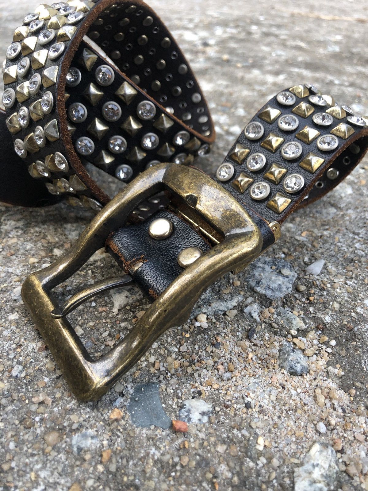 Hysteric Glamour Very Rare Unbrand Belt with full stud punk style Size ONE SIZE - 4 Thumbnail