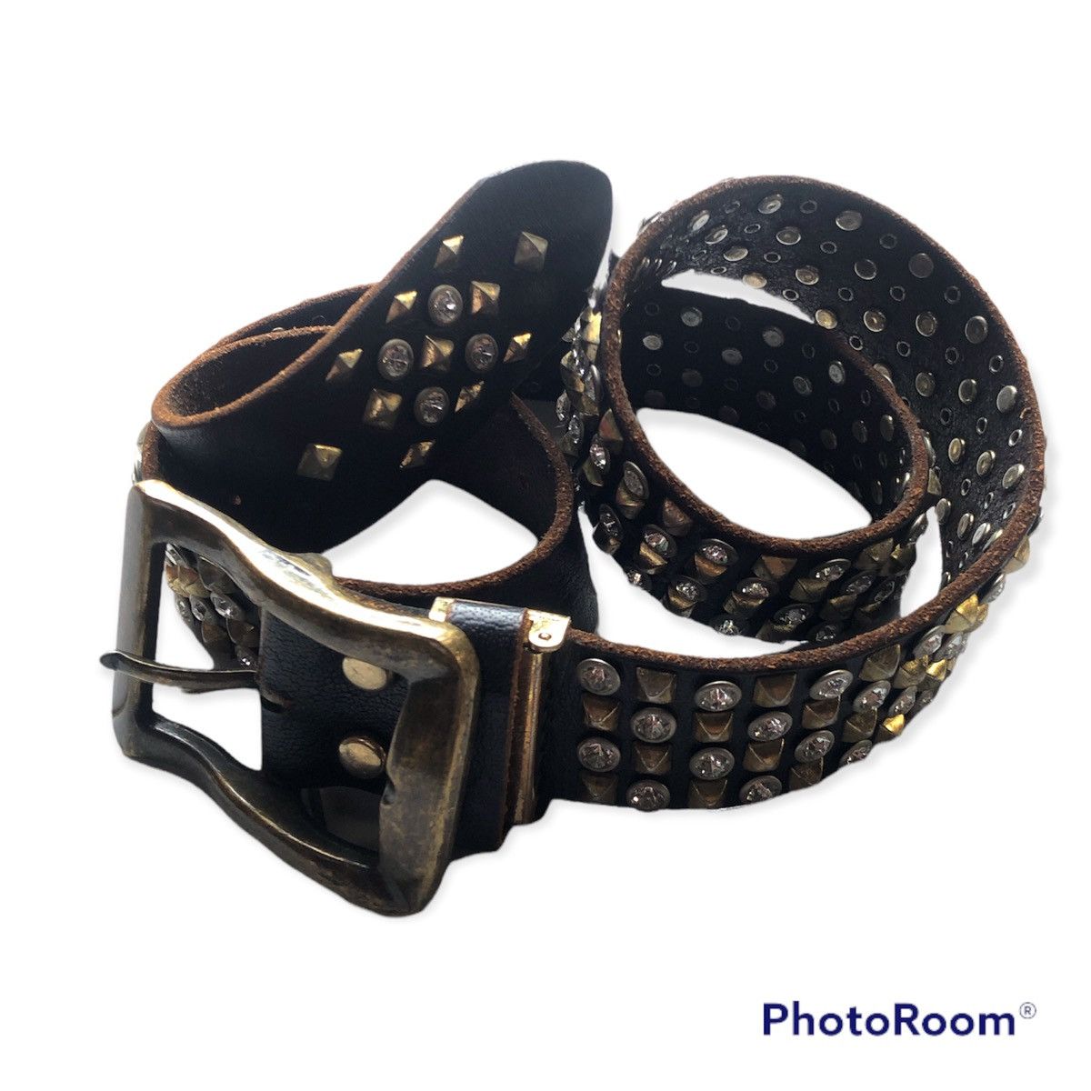 Hysteric Glamour Very Rare Unbrand Belt with full stud punk style Size ONE SIZE - 2 Thumbnail