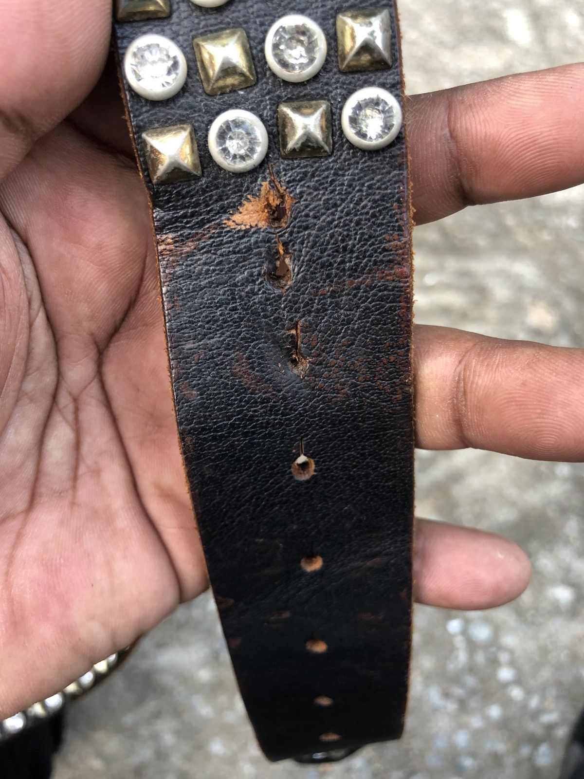 Hysteric Glamour Very Rare Unbrand Belt with full stud punk style Size ONE SIZE - 10 Thumbnail