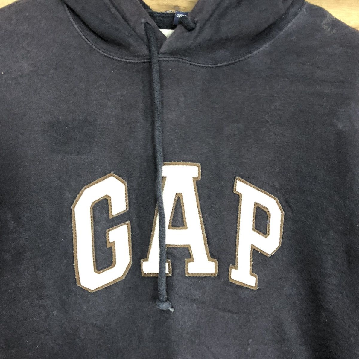 Gap Gap vintage Dark Blue Hoodies #034B Size US L / EU 52-54 / 3 - 10 Thumbnail