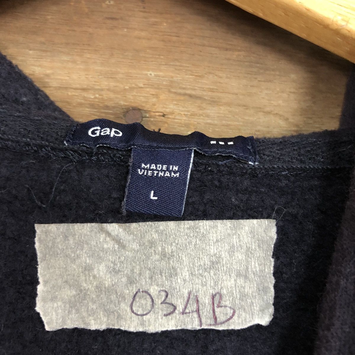 Gap Gap vintage Dark Blue Hoodies #034B Size US L / EU 52-54 / 3 - 11 Thumbnail