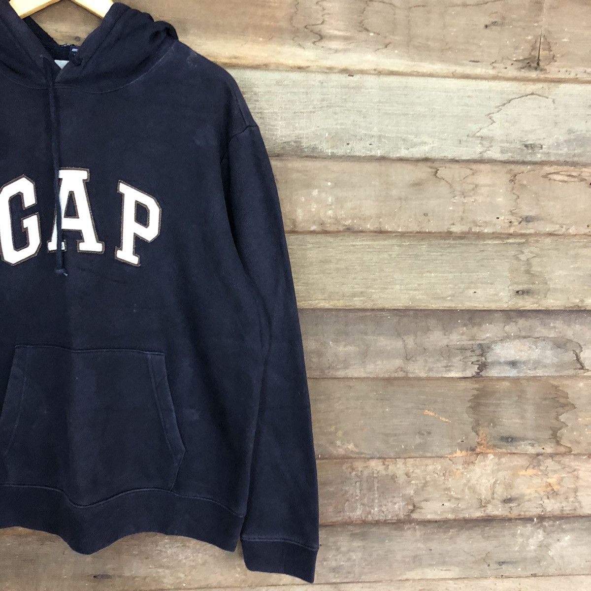 Gap Gap vintage Dark Blue Hoodies #034B Size US L / EU 52-54 / 3 - 5 Thumbnail