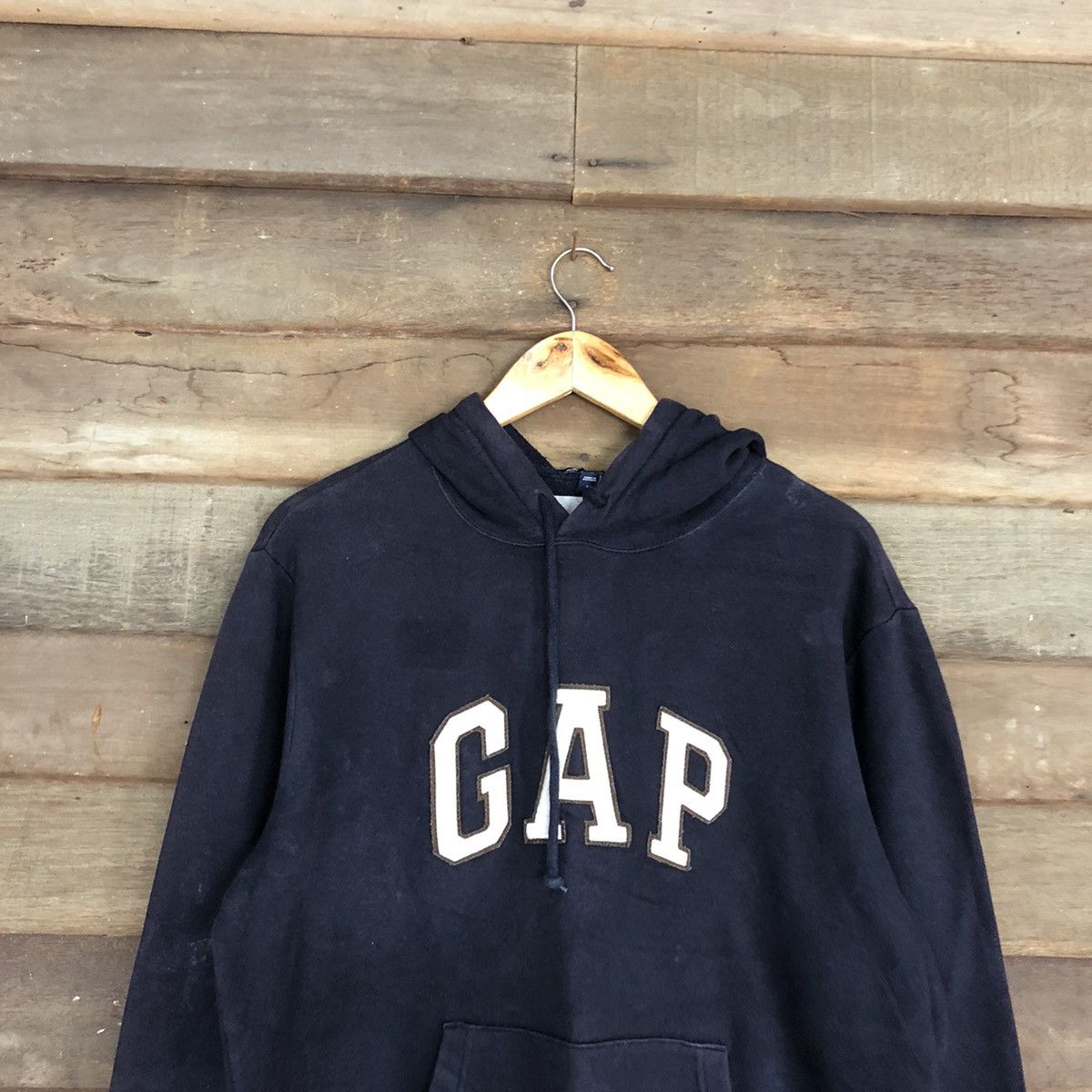 Gap Gap vintage Dark Blue Hoodies #034B Size US L / EU 52-54 / 3 - 2 Thumbnail