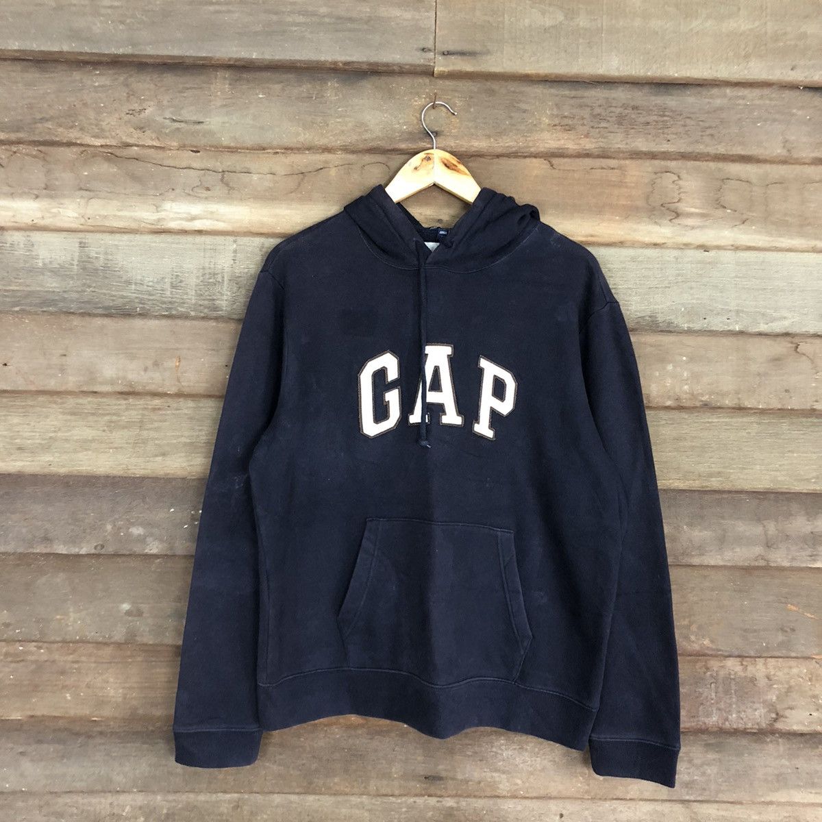 Gap Gap vintage Dark Blue Hoodies #034B Size US L / EU 52-54 / 3 - 1 Thumbnail