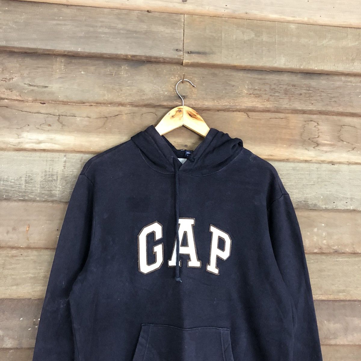 Gap Gap vintage Dark Blue Hoodies #034B Size US L / EU 52-54 / 3 - 9 Thumbnail
