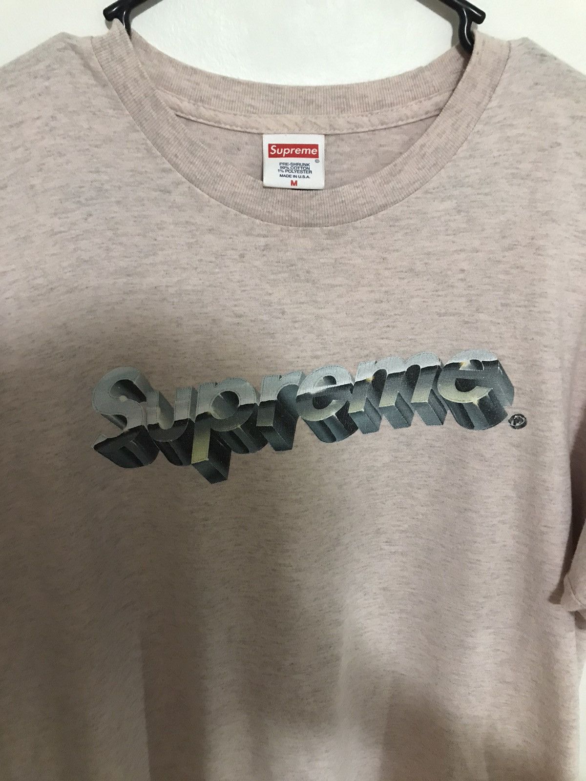 Supreme Supreme Chrome Logo Tee Size US M / EU 48-50 / 2 - 2 Thumbnail