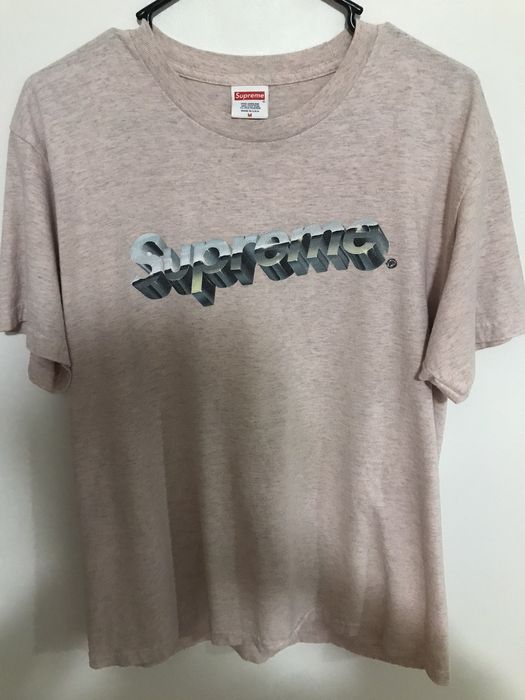 Supreme Supreme Chrome Logo Tee | Grailed