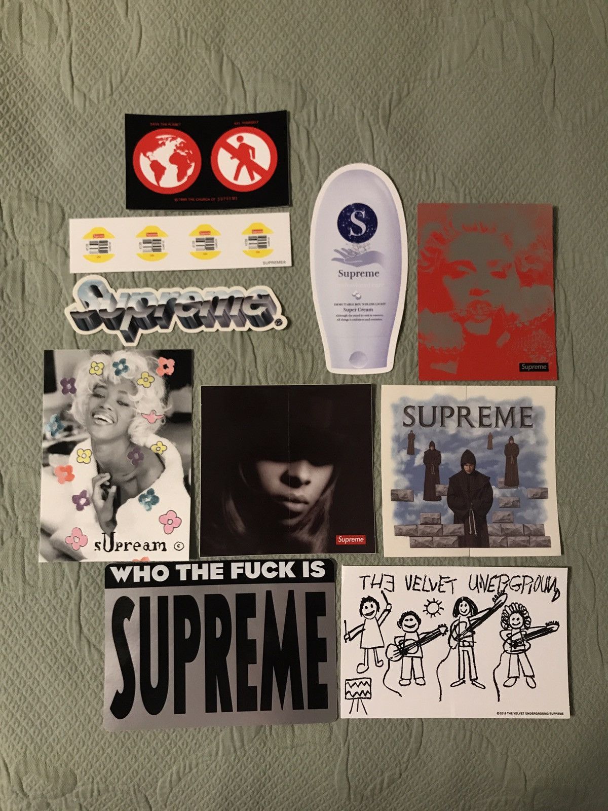 Supreme 10x Supreme Stickers Lot Size ONE SIZE - 1 Thumbnail
