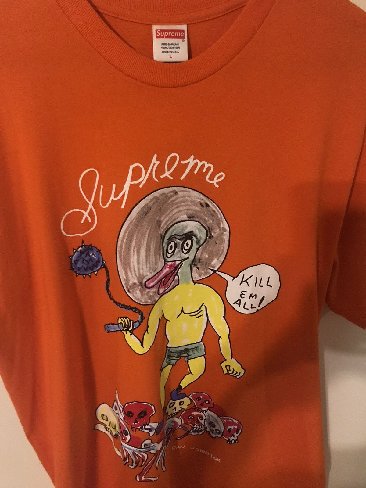 Supreme Supreme Daniel Johnston Kill ‘Em All Tee Size US L / EU 52-54 / 3 - 2 Thumbnail