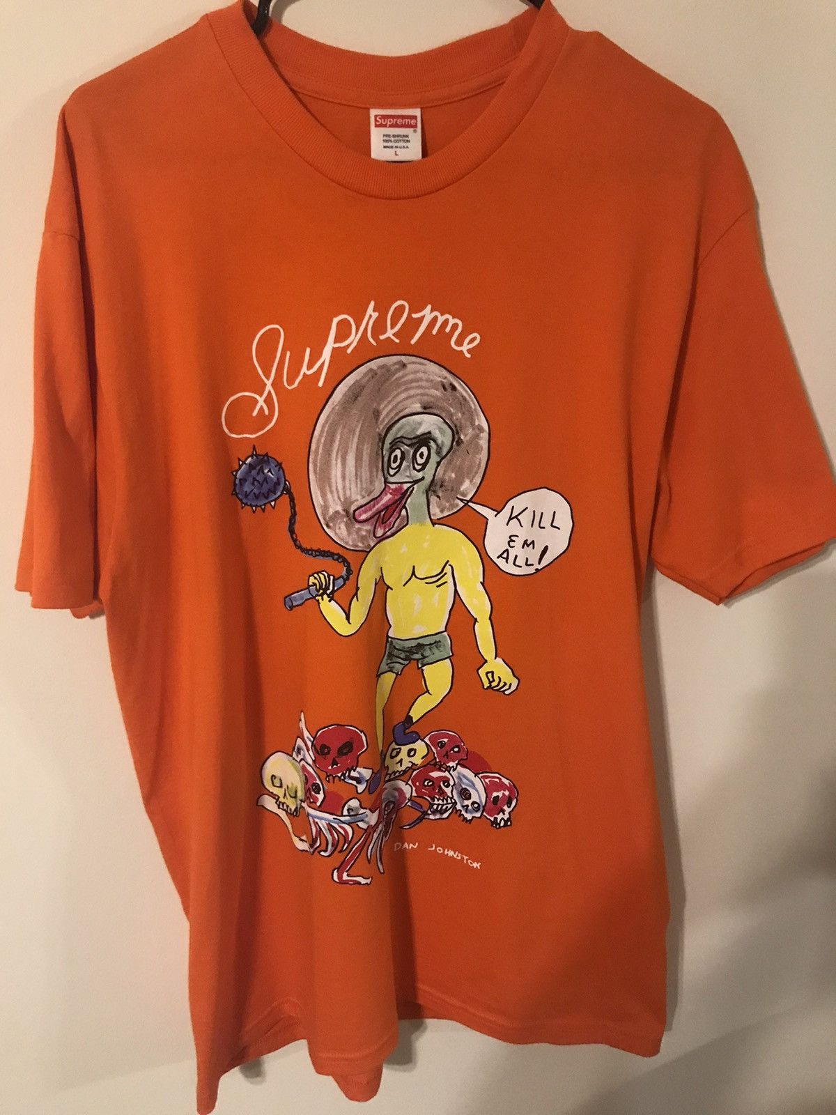 Supreme Supreme Daniel Johnston Kill 'Em All Tee | Grailed