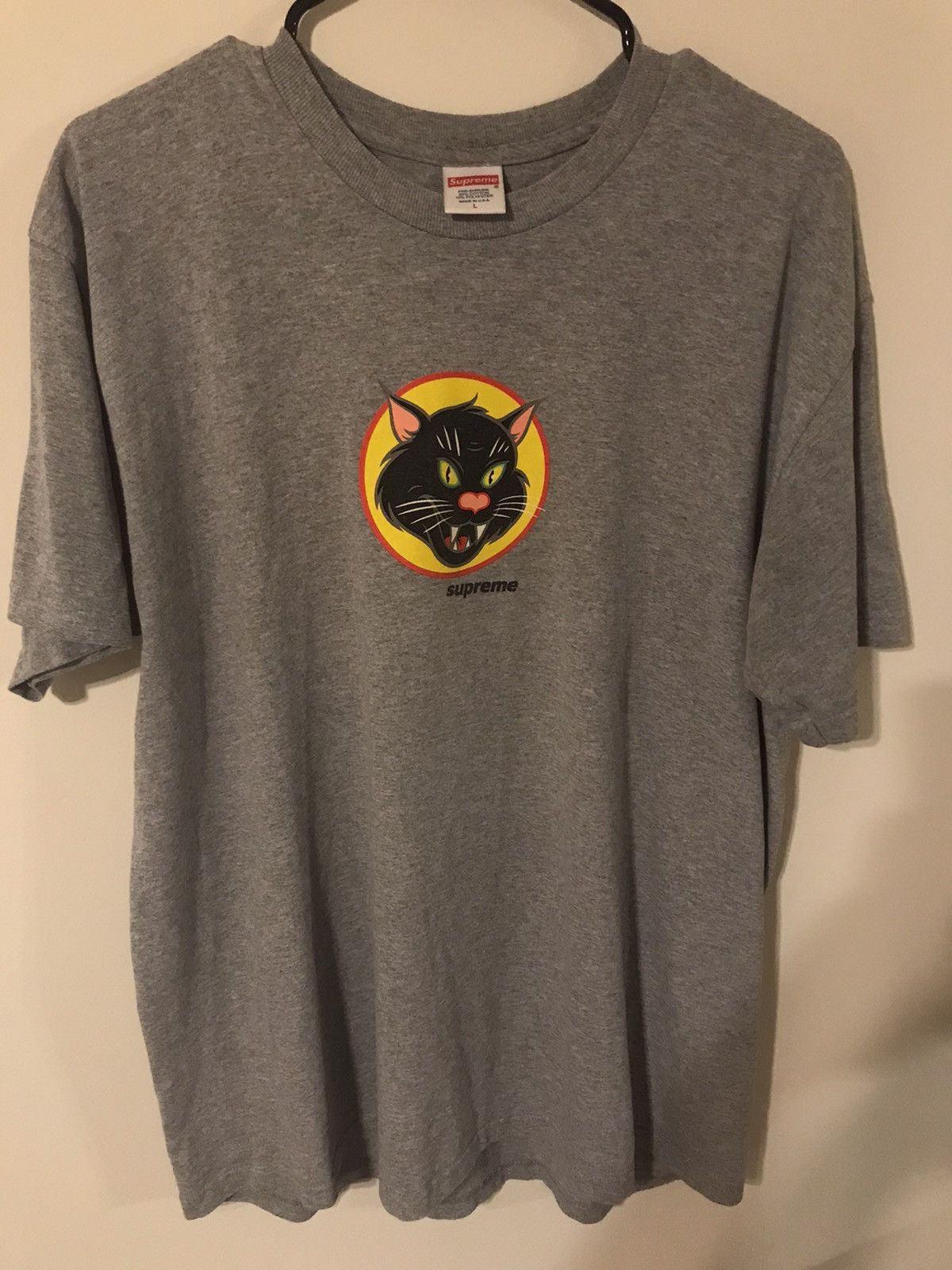 Supreme Supreme Black Cat Tee Size US L / EU 52-54 / 3 - 1 Thumbnail