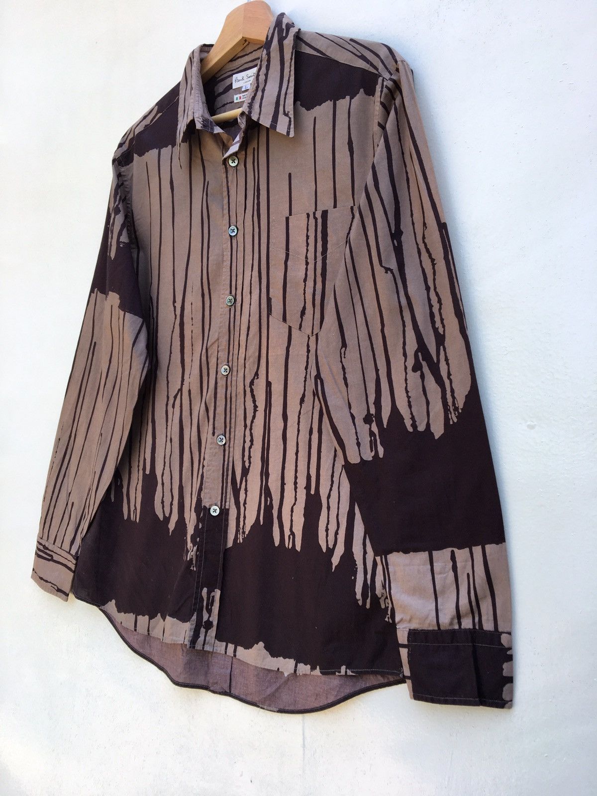 Paul Smith Rare Paul Smith Abstract Paint Casual Buttons Shirt Size US M / EU 48-50 / 2 - 3 Thumbnail