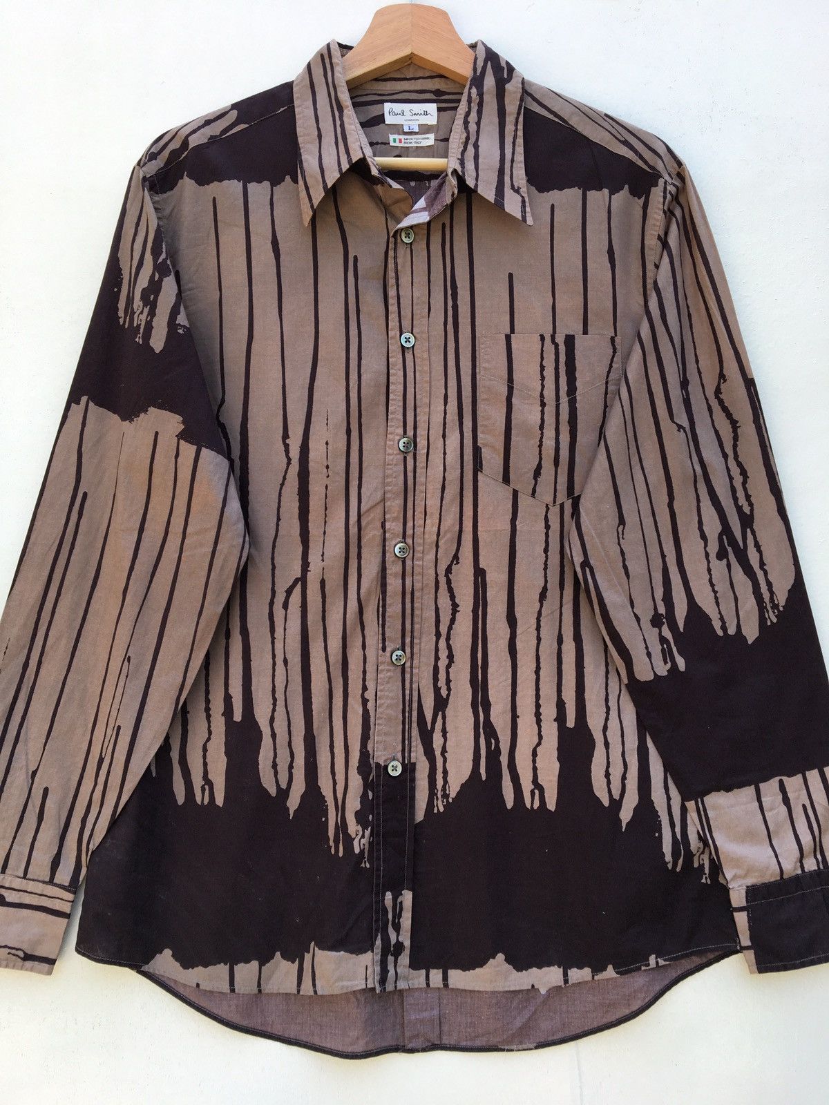Paul Smith Rare Paul Smith Abstract Paint Casual Buttons Shirt Size US M / EU 48-50 / 2 - 5 Thumbnail