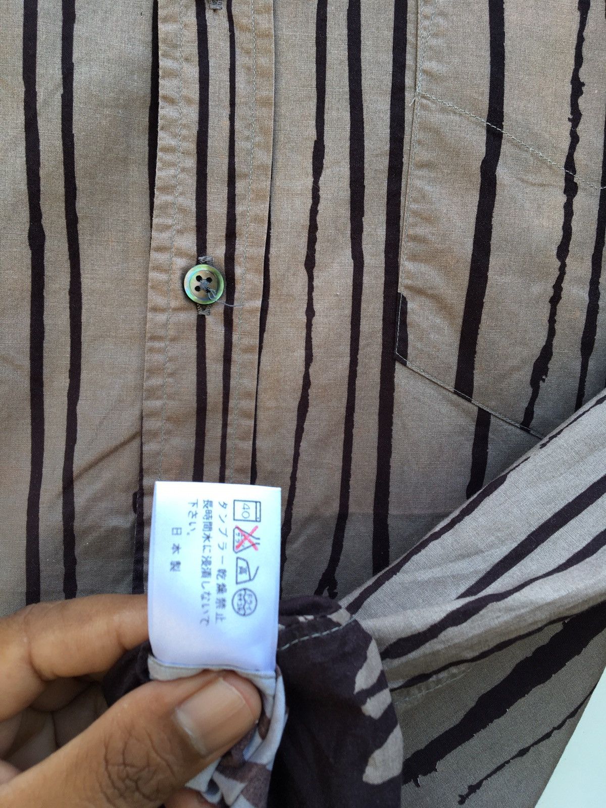 Paul Smith Rare Paul Smith Abstract Paint Casual Buttons Shirt Size US M / EU 48-50 / 2 - 12 Thumbnail