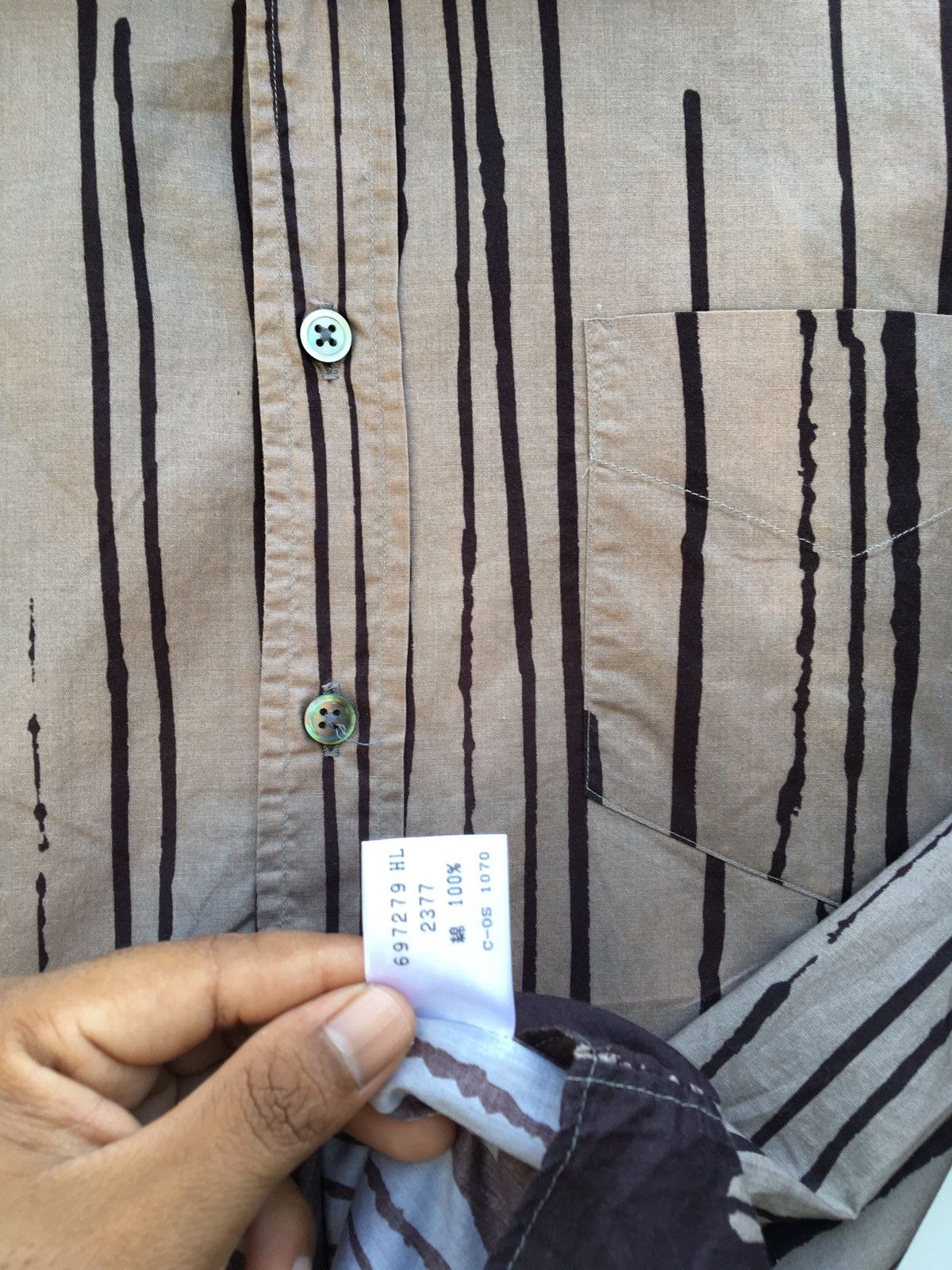 Paul Smith Rare Paul Smith Abstract Paint Casual Buttons Shirt Size US M / EU 48-50 / 2 - 11 Thumbnail