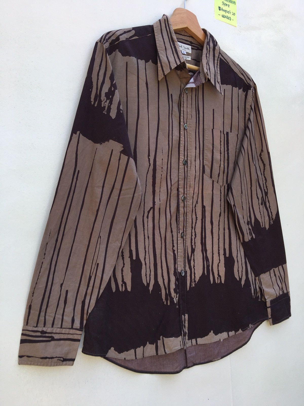 Paul Smith Rare Paul Smith Abstract Paint Casual Buttons Shirt Size US M / EU 48-50 / 2 - 2 Thumbnail