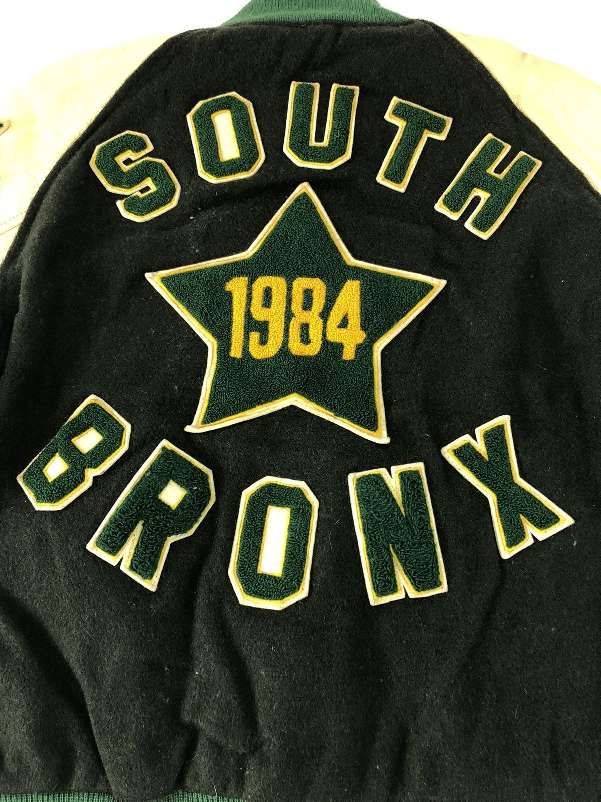 Leather Vintage 60s Butwin USA South Bronx All Star Varsity Jacket Size US M / EU 48-50 / 2 - 8 Thumbnail