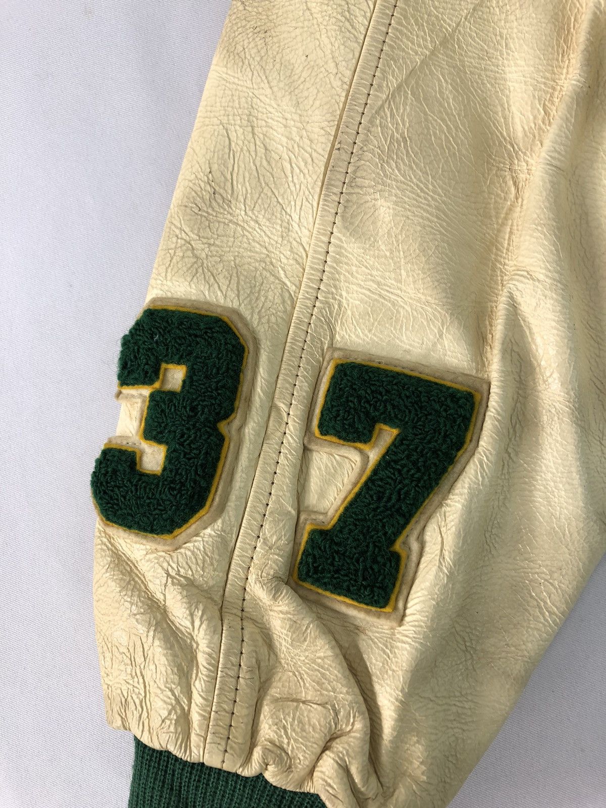 Leather Vintage 60s Butwin USA South Bronx All Star Varsity Jacket Size US M / EU 48-50 / 2 - 13 Thumbnail
