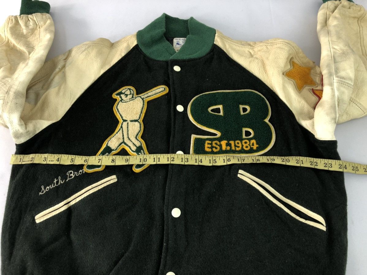 Leather Vintage 60s Butwin USA South Bronx All Star Varsity Jacket Size US M / EU 48-50 / 2 - 5 Thumbnail
