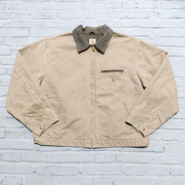 Carhartt Vintage Carhartt Detroit Blanket Lined Work Jacket Brown Wip ...