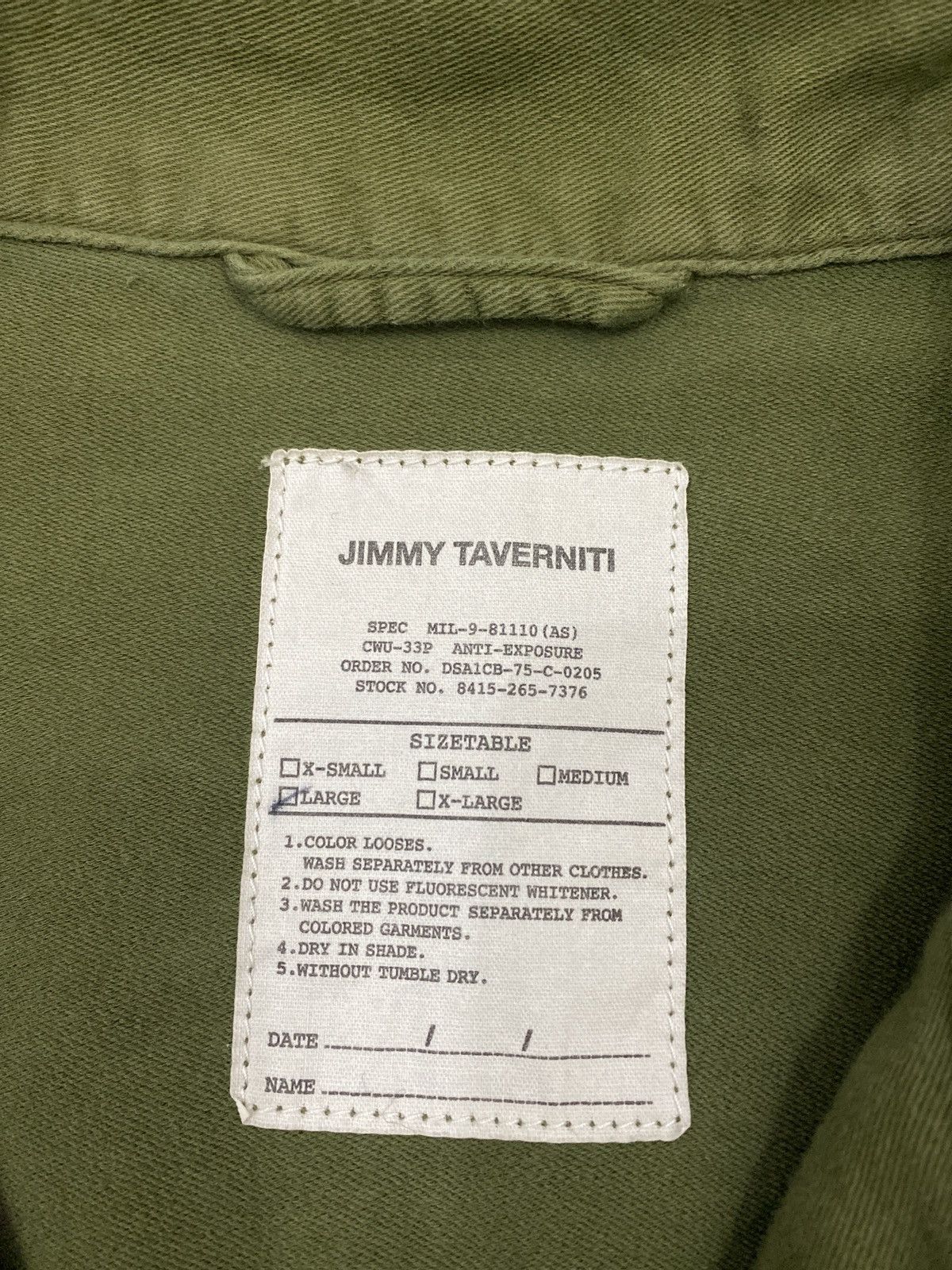 Jimmy Taverniti 🔥Jimmy Taverniti Military jacket Size US L / EU 52-54 / 3 - 9 Thumbnail