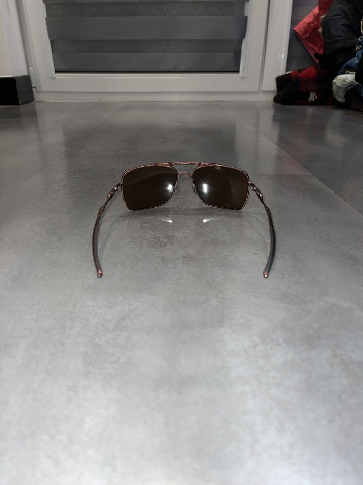 Oakley Oakley OO4061-08 "DEVIATION" Rose Gold Marble Sunglasses Size ONE SIZE - 8 Thumbnail