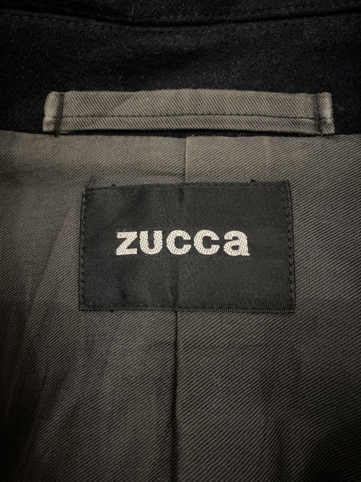 CABANE de ZUCCa × Issey Miyake 🔥Zucca x Issey Miyake Double Breasted Navy Pea Coat Size US S / EU 44-46 / 1 - 9 Thumbnail