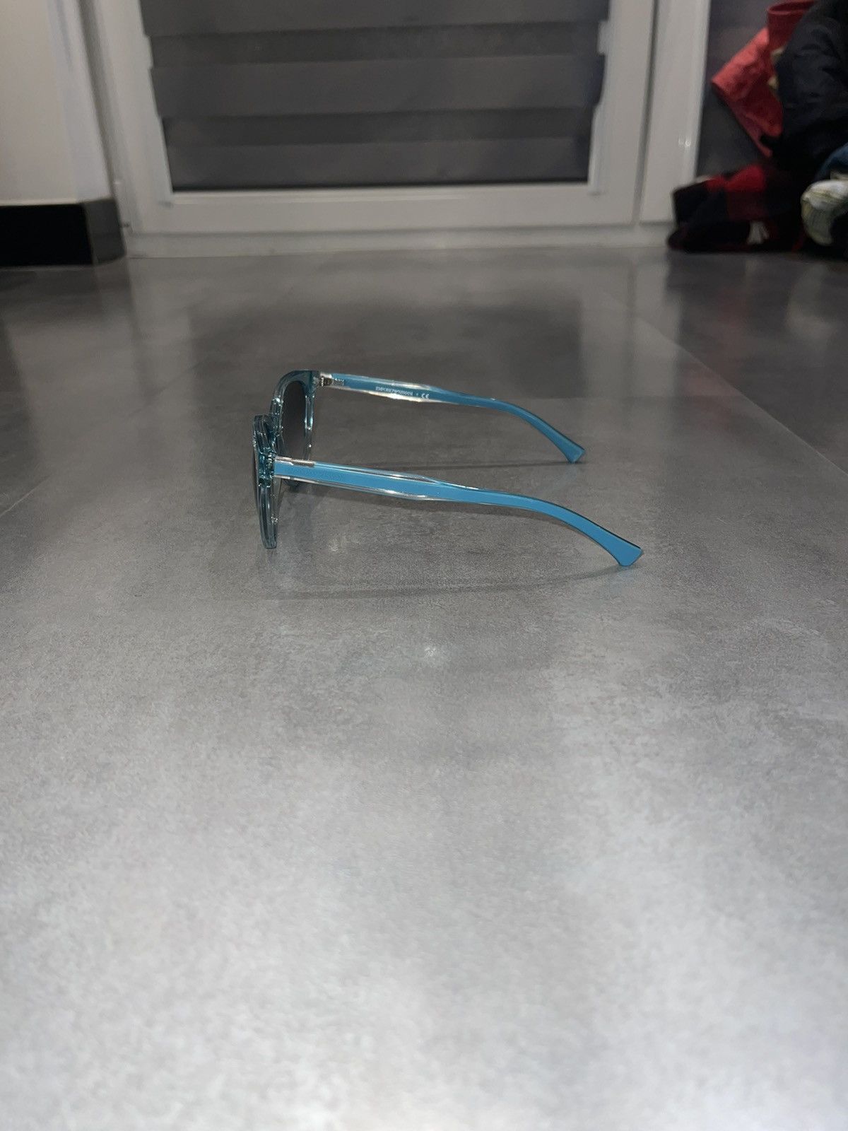 Armani × Emporio Armani × Giorgio Armani Emporio Armani EA4003 5068/8E Baby Blue Sunglasses Size ONE SIZE - 5 Thumbnail
