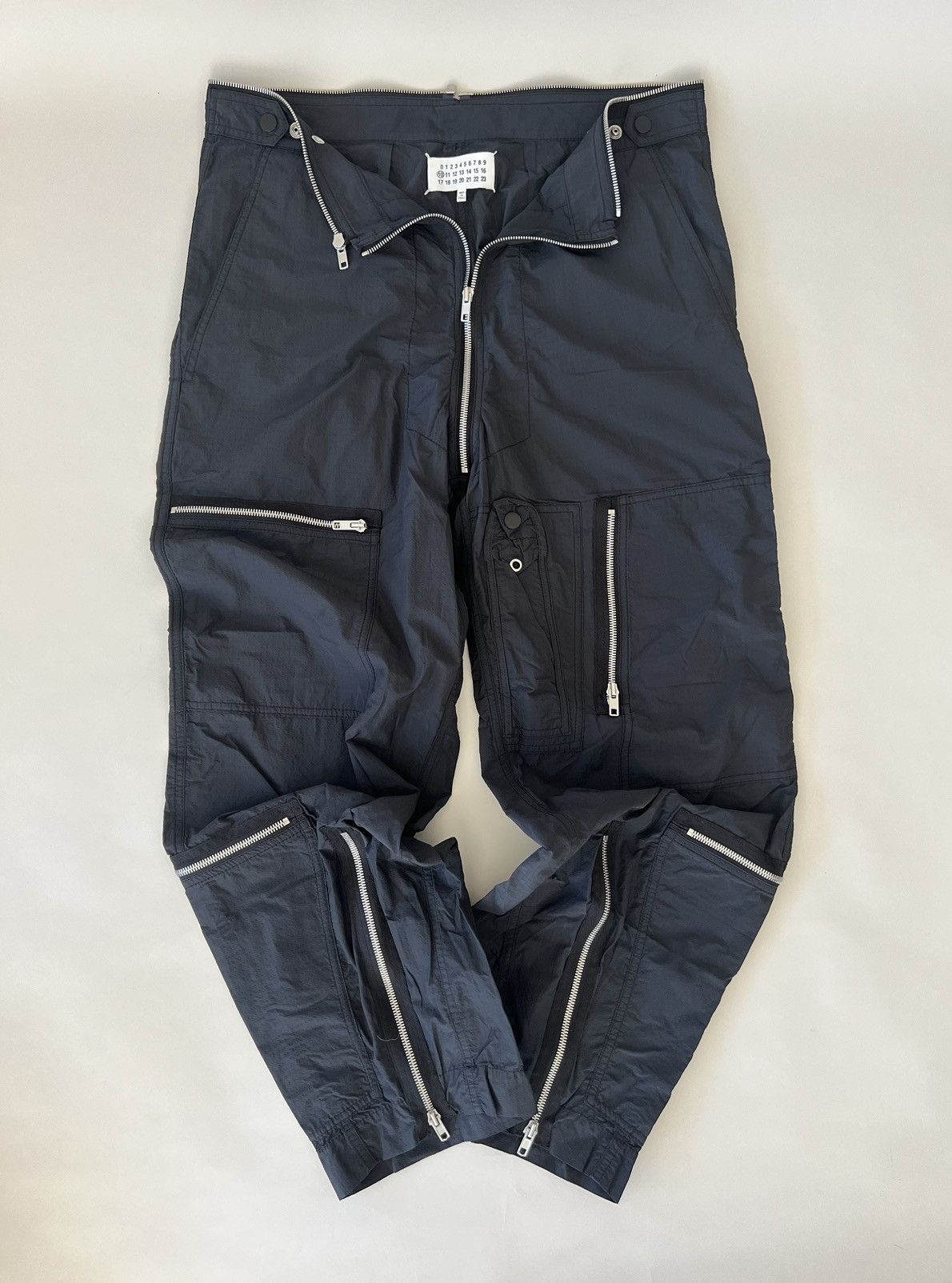 Undercover Gray Nylon Cargo Pants