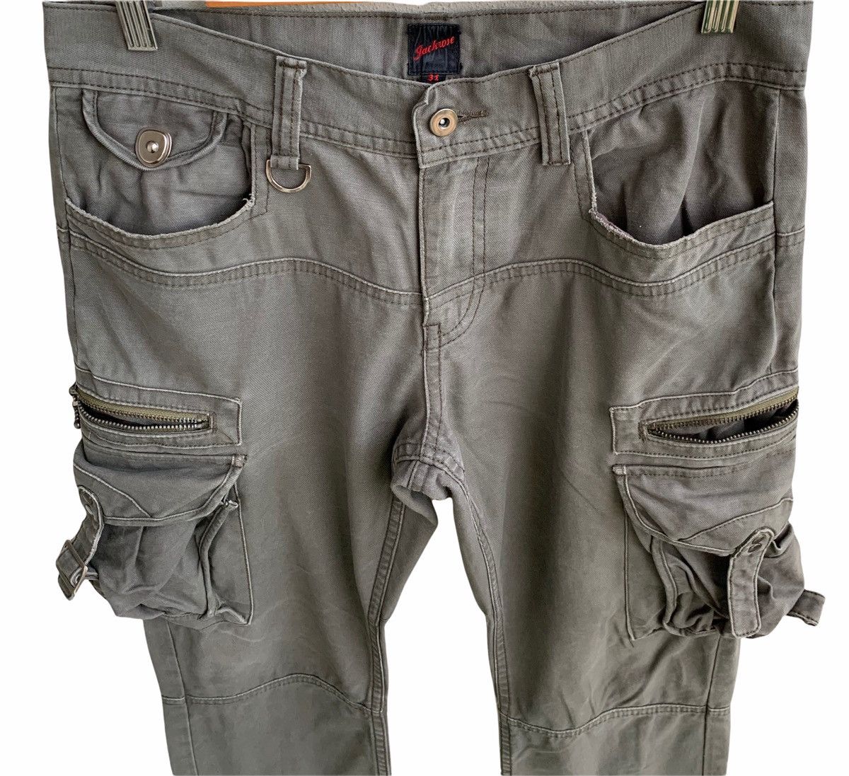 20471120 Japanese Brand JackRose Multiple Pocket Cargo Pants Size US 32 / EU 48 - 5 Thumbnail